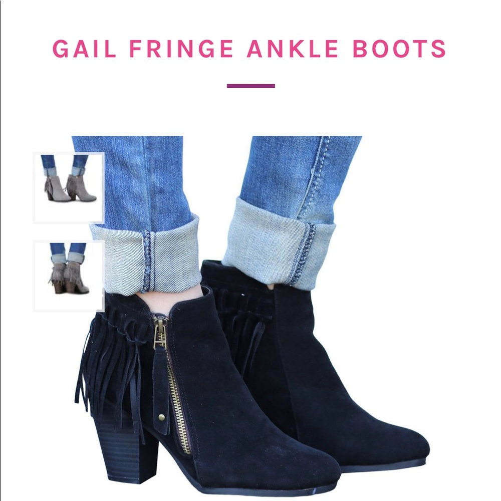 Breckelle Gail Fringe boots
